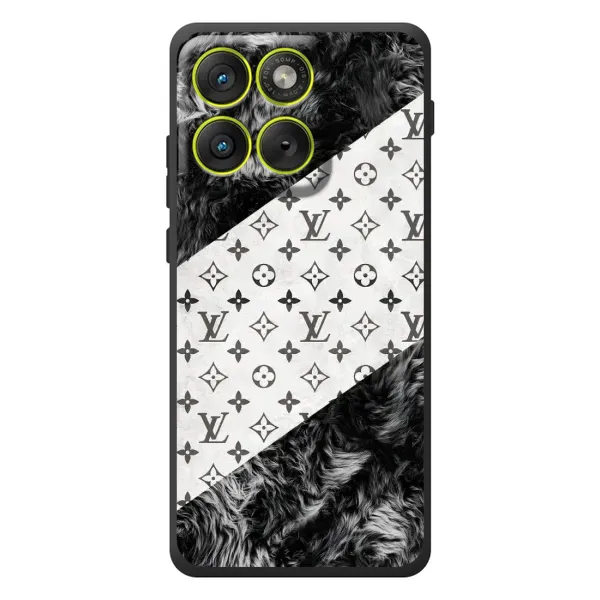 Чехол с рисунком «LV на белом» для Motorola Edge 70 Чехол с рисунком «LV на белом» для Motorola Edge 70