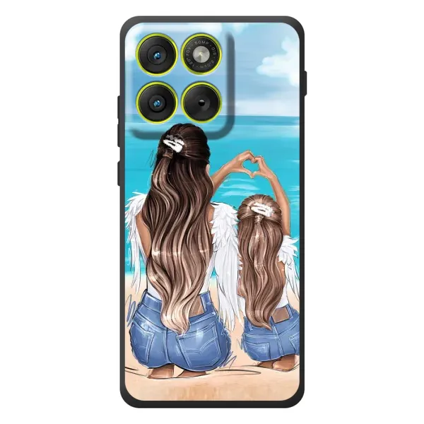 Чехол с рисунком «Мама и дочь» для Motorola Edge 70 Чехол с рисунком «Мама и дочь» для Motorola Edge 70