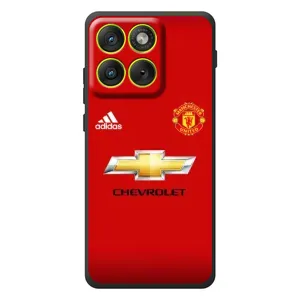 Силиконовые Чехлы принт Футбол на Motorola Edge 70 (Man United)