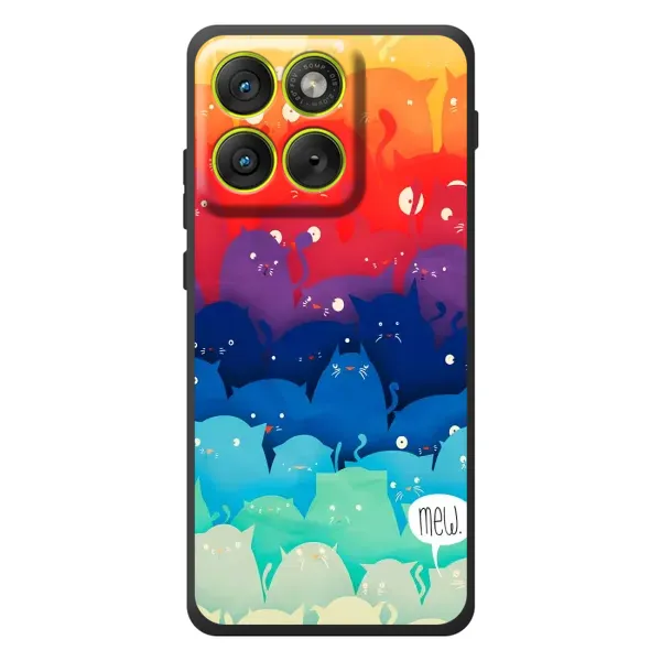 Чехол с рисунком «Mew» для Motorola Edge 70