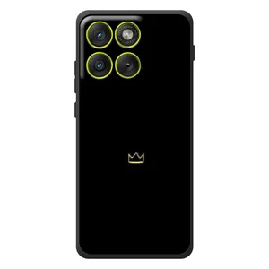 Чохол (Корона на чорному фоні) для Motorola Eдж 70 (Міні корона)