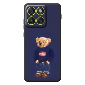 Чехлы Мишка Тедди для Мо Motorola Edge 70 (Мишка USA)