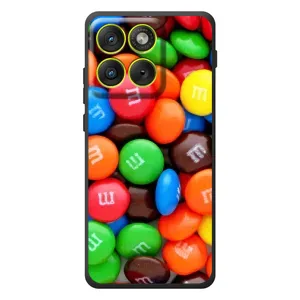 Чохол з зображенням смачної їжі для Motorola Edge 70 (Різнокольорові M&M'S)
