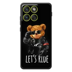 Чехлы Мишка Тедди для Мо Motorola Edge 70 (Модный Мишка)