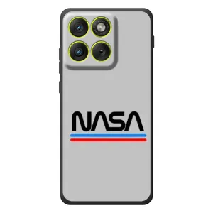 Силиконовый бампер с принтом "Наса" на Motorola Edge 70 (Наса)