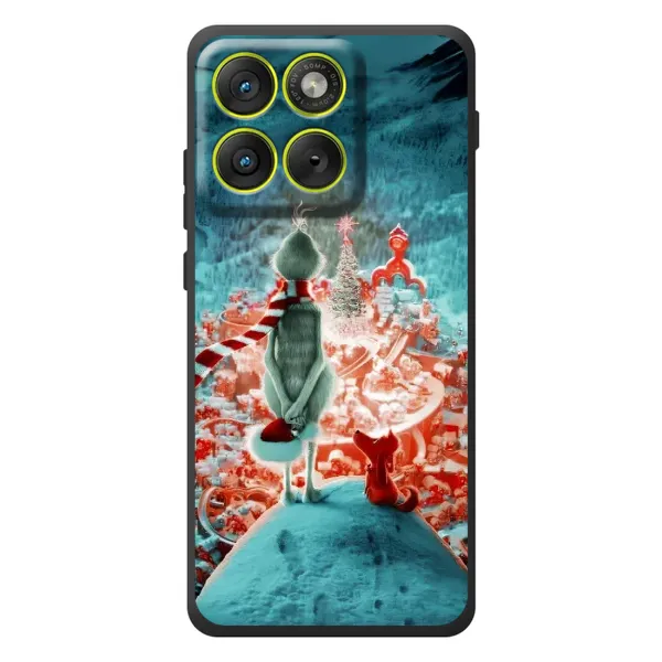Чехол с рисунком «Новогодний Гринч» для Motorola Edge 70 Чехол с рисунком «Новогодний Гринч» для Motorola Edge 70