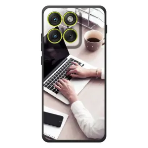 Силиконовый бампер (Работники) на Motorola Edge 70 (Офисный работник)