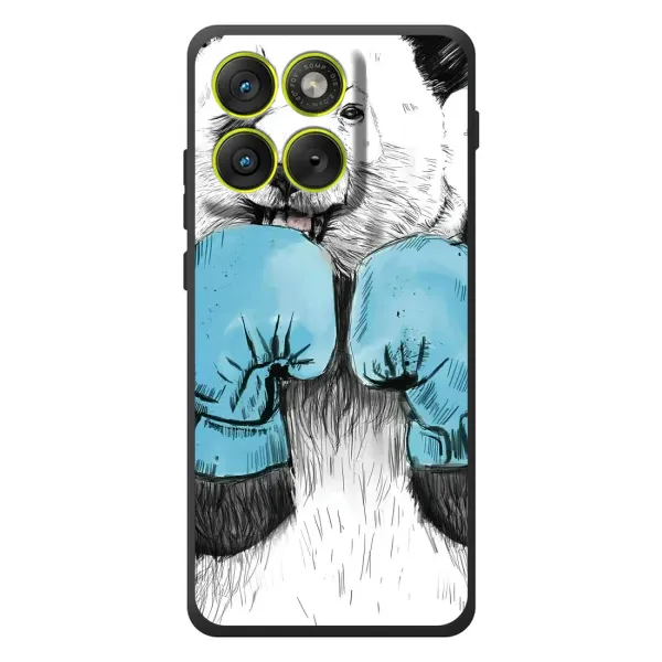 Чехол с рисунком «Панда боксер» для Motorola Edge 70 Чехол с рисунком «Панда боксер» для Motorola Edge 70
