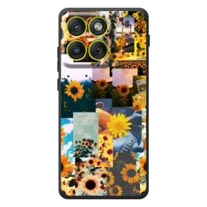 Чехлы с картинкой Подсолнухов для Мо Motorola Edge 70 (Подсолнуховый дизайн)
