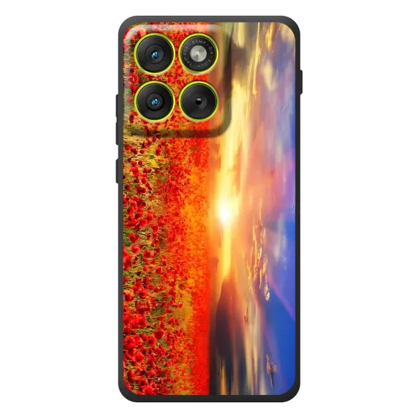 Чехол с рисунком «Поле тюльпанов» для Motorola Edge 70 Чехол с рисунком «Поле тюльпанов» для Motorola Edge 70