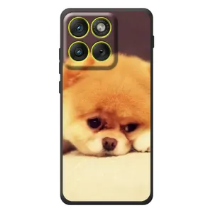Чохол (ТПУ) Милі песики для Motorola Edge 70 (Померанский шпіц)