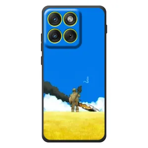 Чехлы на военную тематику для Motorola Edge 70 (Попадание)