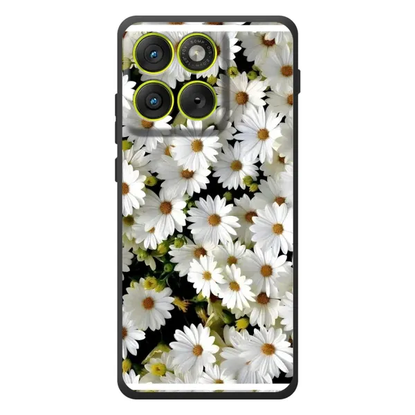 Чехол с рисунком «Рамка в ромашках» для Motorola Edge 70 Чехол с рисунком «Рамка в ромашках» для Motorola Edge 70