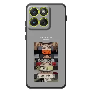 Силиконовые чехлы с глазами Anime для Мо Motorola Edge 70 (Разноцветные глаза)