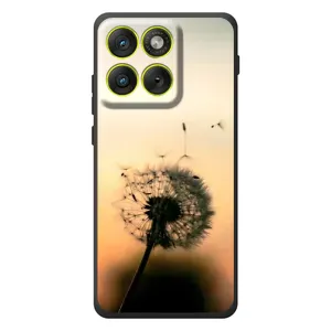 Силиконовый Чехол с одуванчиками на Motorola Edge 70 (Роздумаханый одуванчик)