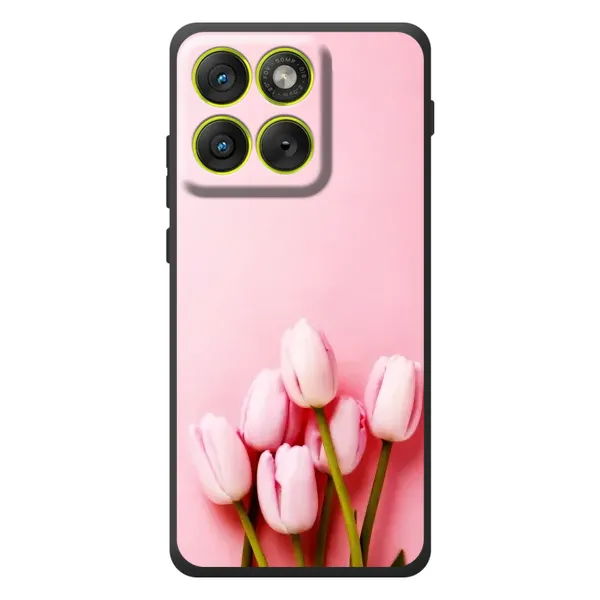 Чехол с рисунком «Розовые тюльпаны» для Motorola Edge 70 Чехол с рисунком «Розовые тюльпаны» для Motorola Edge 70
