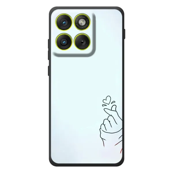 Чехол с рисунком «Сердце на голубом» для Motorola Edge 70 Чехол с рисунком «Сердце на голубом» для Motorola Edge 70