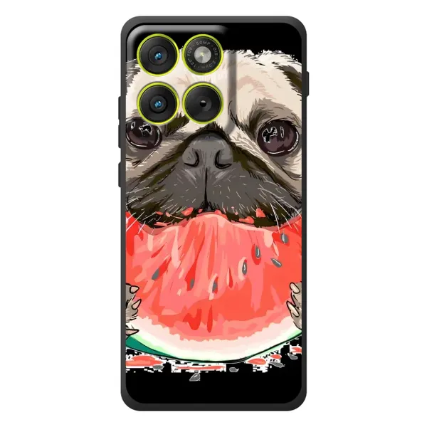 Чехол с рисунком «Смешной Мопс» для Motorola Edge 70 Чехол с рисунком «Смешной Мопс» для Motorola Edge 70
