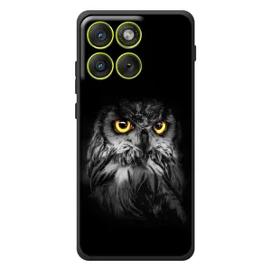 Чехлы с принтом СОВЫ для Motorola Edge 70 (Сова на чёрном)