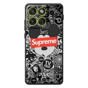 Чехол с Брендами одежды на Мо Motorola Edge 70 (Supreme Маус)