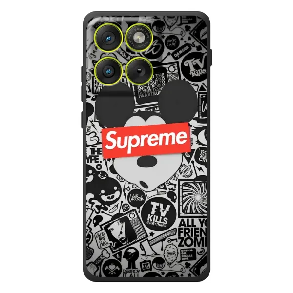 Чехол с рисунком «Supreme Маус» для Motorola Edge 70 Чехол с рисунком «Supreme Маус» для Motorola Edge 70