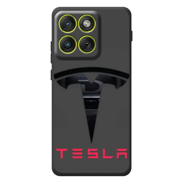 Чехол с рисунком «Logo TESLA» для Motorola Edge 70 Чехол с рисунком «Logo TESLA» для Motorola Edge 70