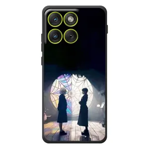 Чехлы с принтом Уэнсдей на Motorola Edge 70 (Уэнсдей и Энди)