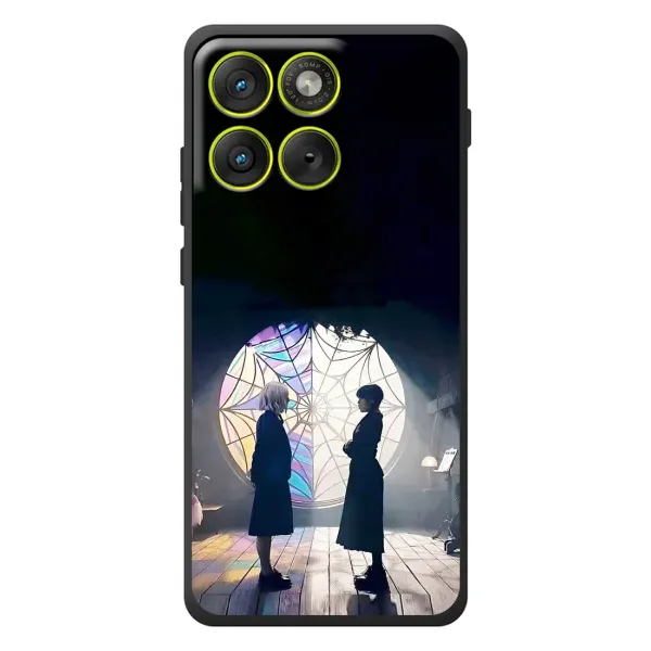 Чехол с рисунком «Уэнсдей и Энди» для Motorola Edge 70 Чехол с рисунком «Уэнсдей и Энди» для Motorola Edge 70