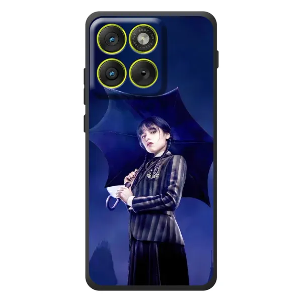 Чехол с рисунком «Уэнсдей с зонтом» для Motorola Edge 70 Чехол с рисунком «Уэнсдей с зонтом» для Motorola Edge 70