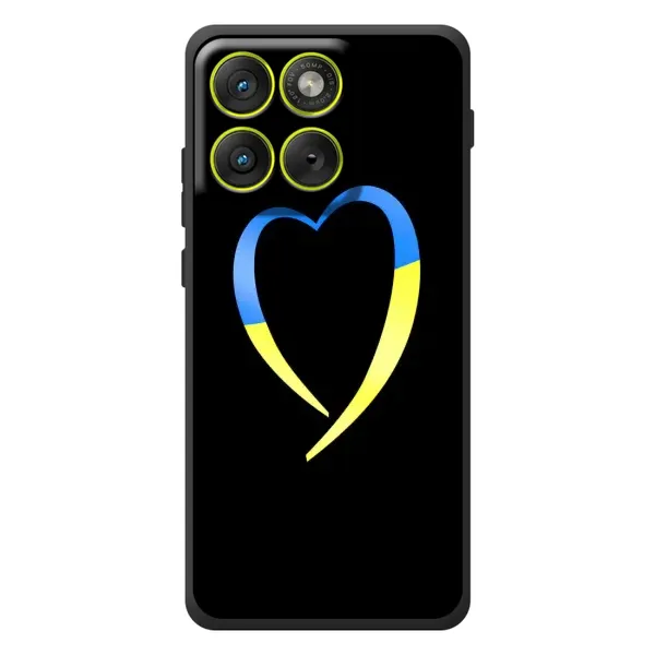 Чехол с рисунком «Украинское сердце» для Motorola Edge 70 Чехол с рисунком «Украинское сердце» для Motorola Edge 70