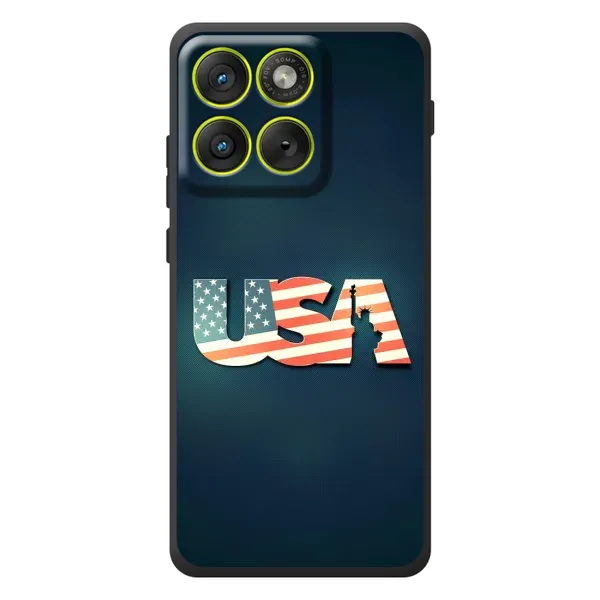 Чехол с рисунком «USA» для Motorola Edge 70 Чехол с рисунком «USA» для Motorola Edge 70