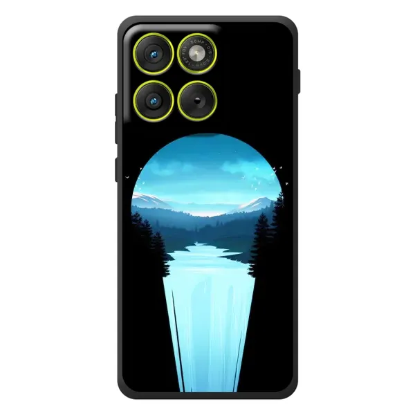 Чехол с рисунком «Синий Водопад» для Motorola Edge 70 Чехол с рисунком «Синий Водопад» для Motorola Edge 70