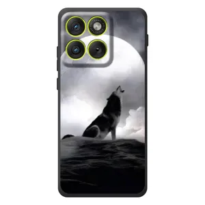 Чохол з Вовком на Motorola Edge 70 (Вовк і місяць)