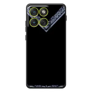 Силиконовый Чехол на Motorola Edge 70 (Воротник вышиванки)