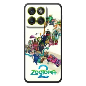 Силиконовый чехол с принтом Зоотрополіс для Motorola Edge 70 (Зоотрополис логотип)