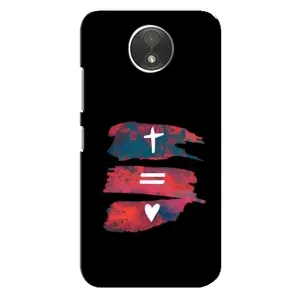 Чехлы для Motorola Moto C (XT1750) (Для Христиан) (Атрибутика)