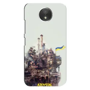 Чехлы на военную тематику для Motorola Moto C (XT1750) (Азовсталь)