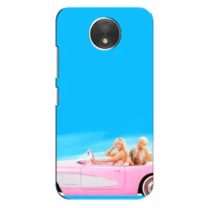 Силиконовый Чехол Барби Фильм на Motorola Moto C (XT1750) (Барби и Кен)