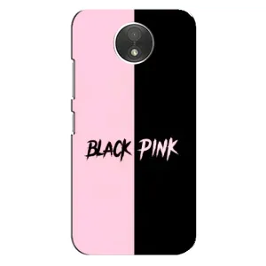 Чехлы с картинкой для Motorola Moto C (XT1750) (BLACK PINK)