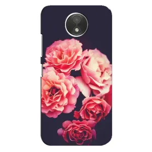 Чехлы с тематикой "ЦВЕТЫ" на Motorola Moto C (XT1750) (Бутоны)