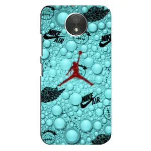 Силиконовый Чехол Nike Air Jordan на Мото С (Джордан Найк)