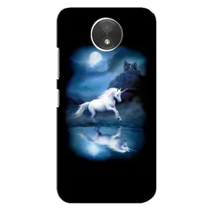 Чехол Unicorn на Motorola Moto C (XT1750) (Единорог)