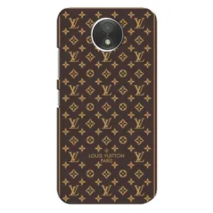 Чехол Стиль Louis Vuitton на Motorola Moto C (XT1750) (Фон Луи Виттон)