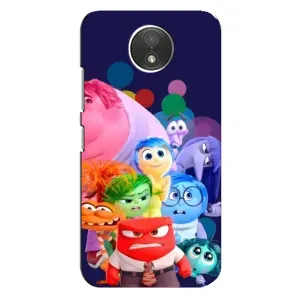 Чехол Головоломка для Motorola Moto C (XT1750) - (AlphaPrint) (Герои головоломки)