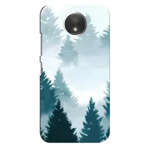 Летний Чехол на Motorola Moto C (XT1750) (Горный лес)