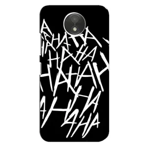 Чехлы с картинкой Джокера на Motorola Moto C (XT1750) (Хахаха)