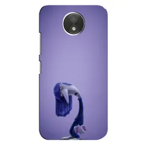 Чехол Головоломка для Motorola Moto C (XT1750) - (AlphaPrint) (Хандра)