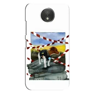 Чехол с принтом Собаки Патрон для Motorola Moto C (XT1750) (Храбрый Патрон)