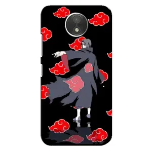Чехлы с картинкой Итачи Учиха на Motorola Moto C (XT1750) (Итачи в плаще)