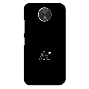 Чехол с картинками на черном фоне для Motorola Moto C (XT1750) (Книжки)